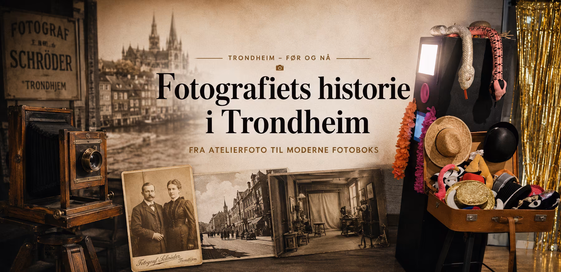 Fotografiets historie i Trondheim – fra atelierfoto til moderne fotoboks